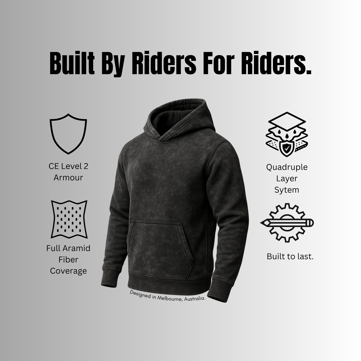 Riding Hoodie (Acid Wash) V.1