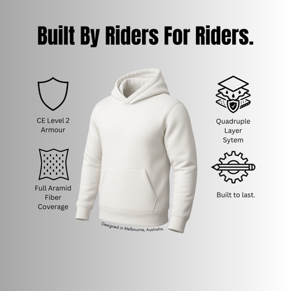Riding Hoodie (White) V.1